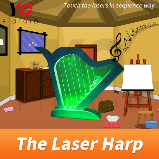 Takagism Game Laser Harp Escape Room Game Props DIY manufacture