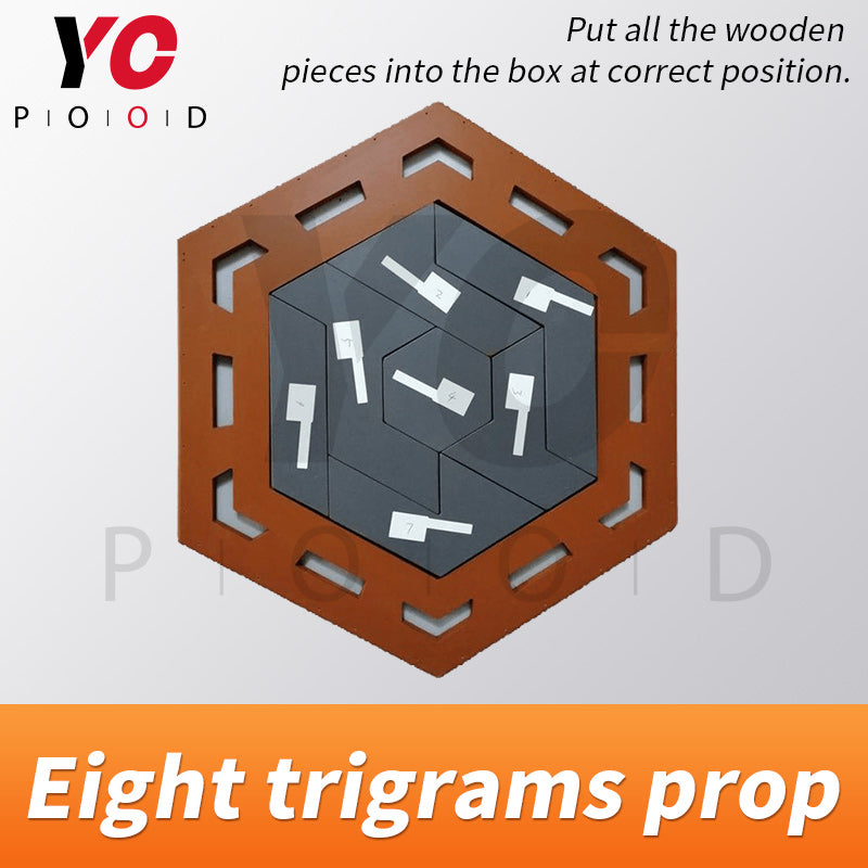 Takagism Game prop eight trigrams prop escape room props