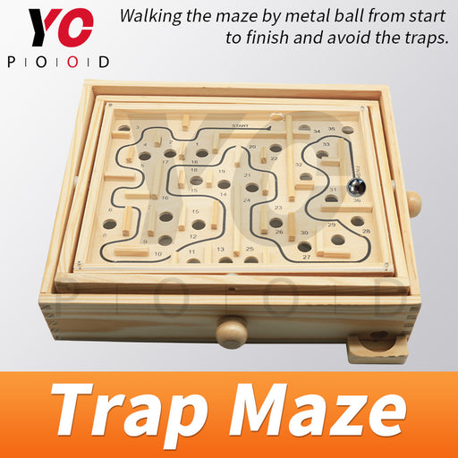 YOPOOD escape room prop traze maze prop walking the maze via metal ball