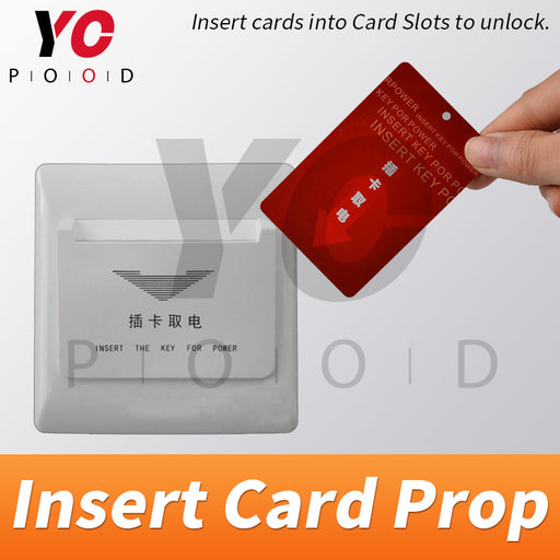 Insert Card Prop takagism real life escape room game DIY YOPOOD