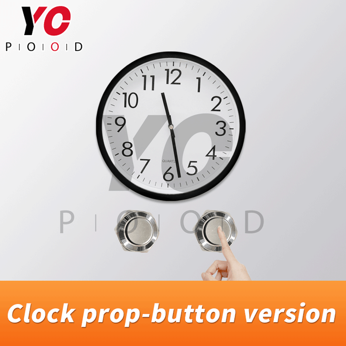 New clock prop -button version escape room