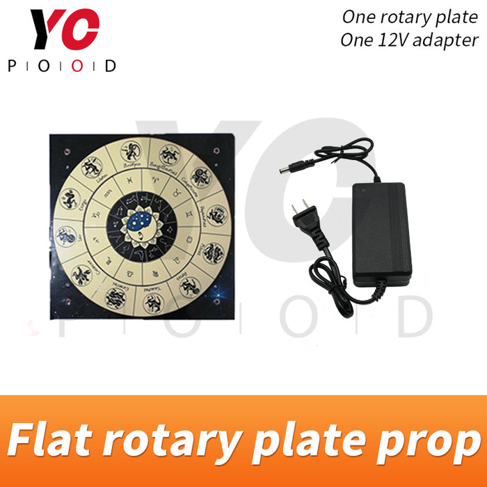YOPOOD Flat rotary plate prop escape game prop manufacture