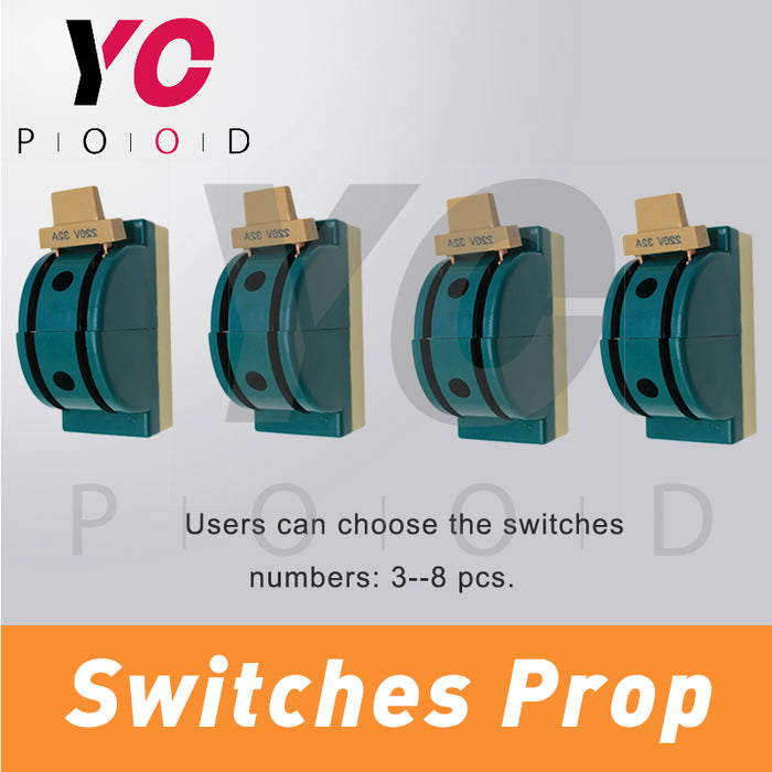 Switches Prop real life escape room players DIY Manufacture YOPOOD