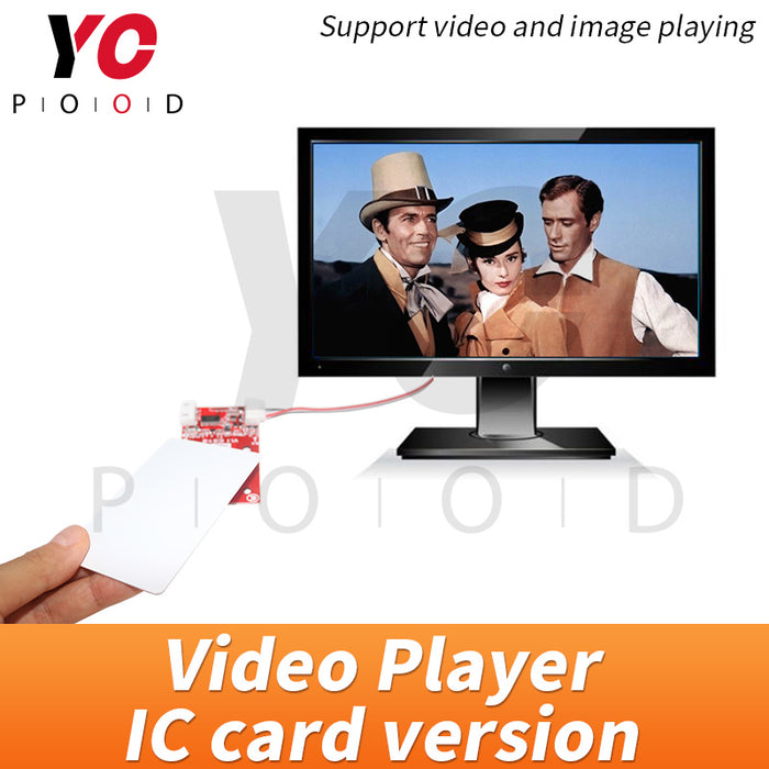 Escape room video player RFID version put IC card on RFID to trigger video playing