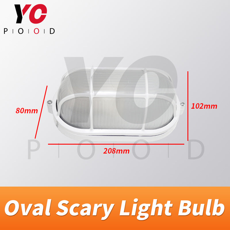 Oval Scary Light Bulb For Room Escape Game