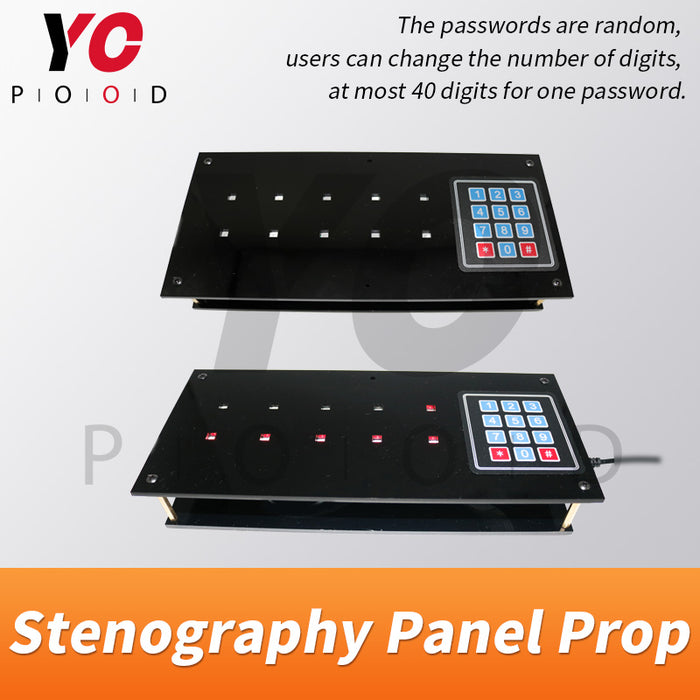 Stenography Panel Prop Escape Room Countdown Game Manufacture YOPOOD