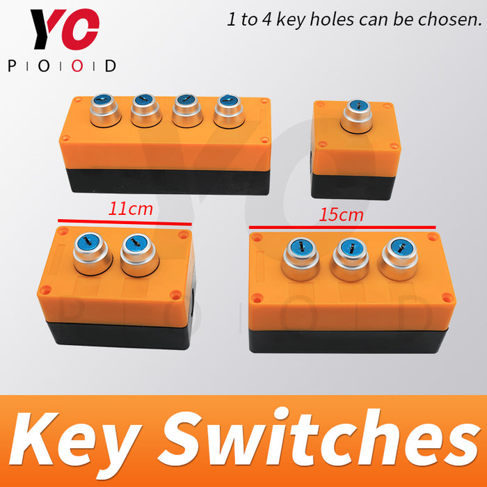 Several Holes Key Switch real escape room prop DIY Manufacture YOPOOD