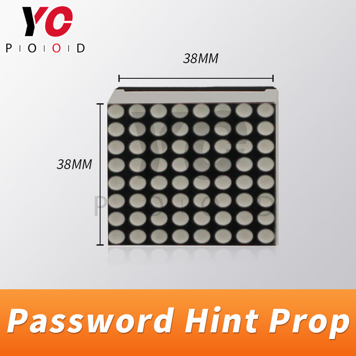 Password hint escape room prop