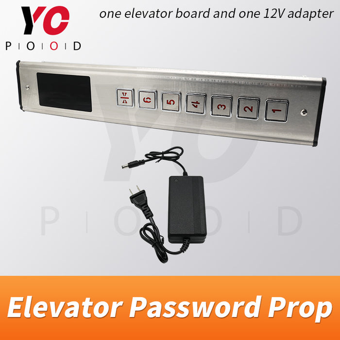 Elevator Password Prop Real Life Escape Room Game DIY Supplier YOPOOD
