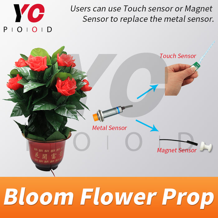Blooming flower prop escape room game DIY Factory YOPOOD