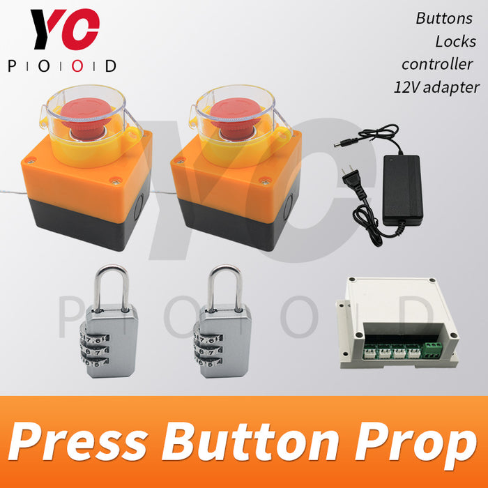 Press Button Prop escape room real life DIY Manufacture YOPOOD