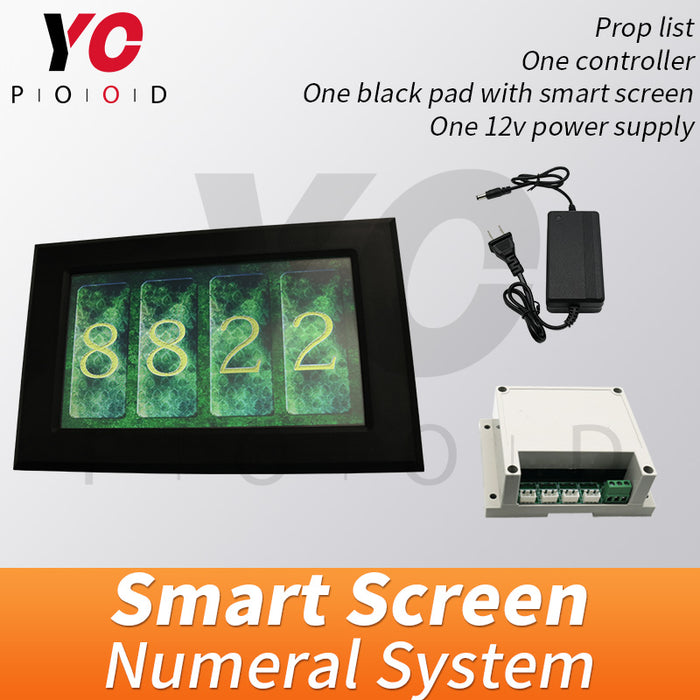 Smart Screen Numeral System Prop escape room DIY Supplier YOPOOD
