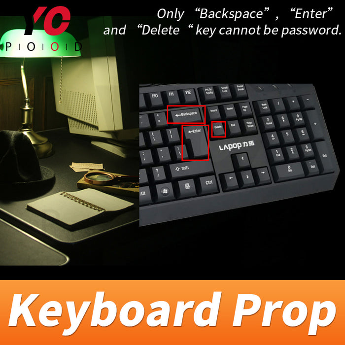 Keyboard Prop escape room game supplier DIY Manufacture YOPOOD