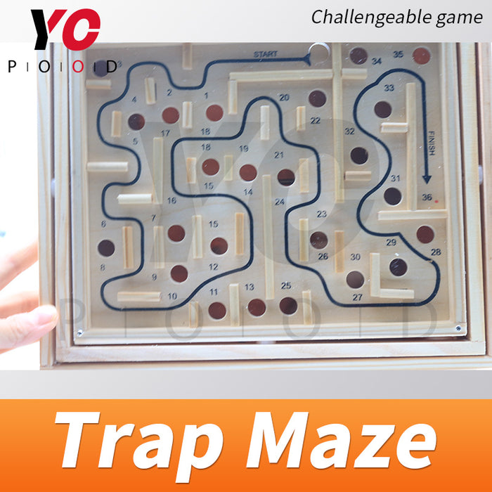 YOPOOD escape room prop traze maze prop walking the maze via metal ball