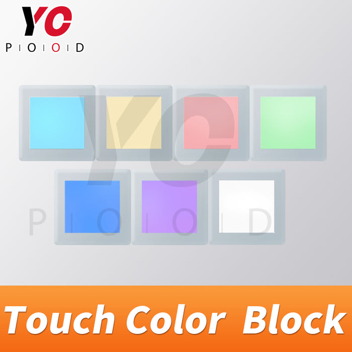 Colorful touch blocks for escape room touch the panel in correct color to open lock