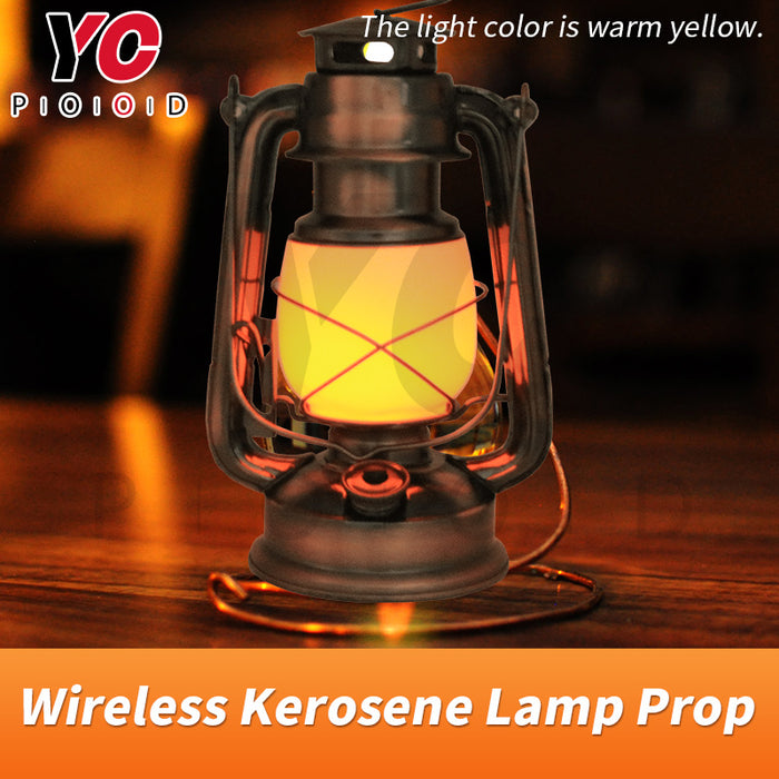 Wireless kerosene lamp for escape room prop